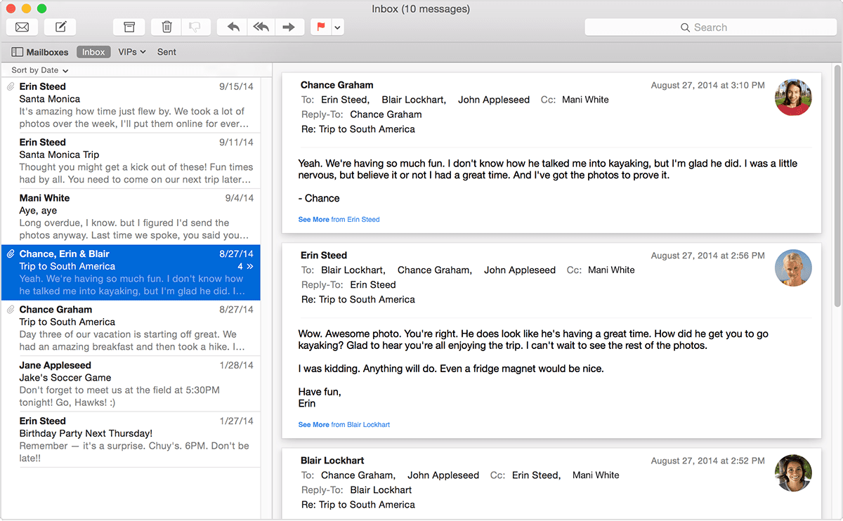 hop email for mac?